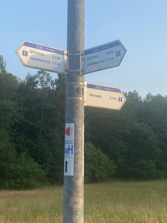 Schönau an der Brend Pension-Ferienwohnung Liesbachtal Direkt Am Waldrand Bayerische Rhoen מראה חיצוני תמונה