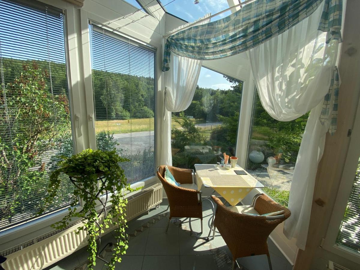 Schönau an der Brend Pension-Ferienwohnung Liesbachtal Direkt Am Waldrand Bayerische Rhoen מראה חיצוני תמונה