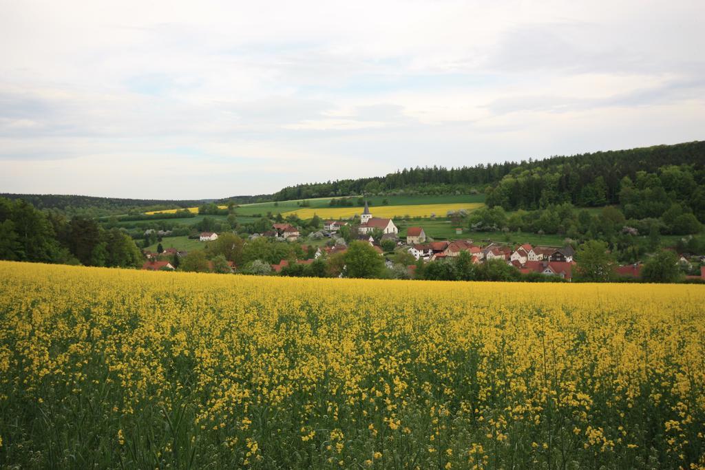 Schönau an der Brend Pension-Ferienwohnung Liesbachtal Direkt Am Waldrand Bayerische Rhoen מראה חיצוני תמונה